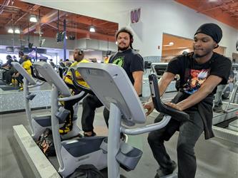 students on the treadmill at the gym